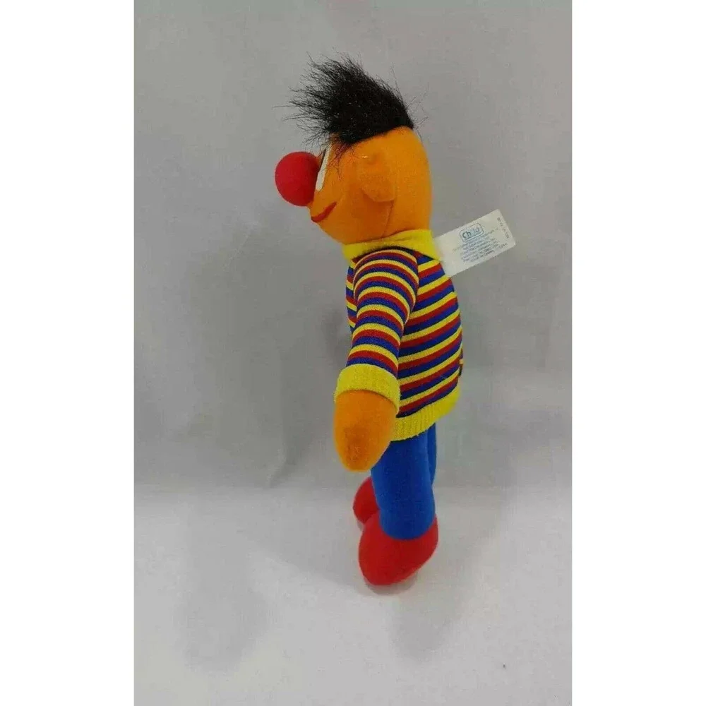 Vintage 1992 Sesame Street Ernie Plush Stuffed Toy Hasbro Child Dimension 11